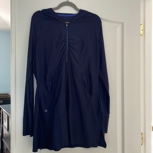 NWOT Athleta navy hoodie xl